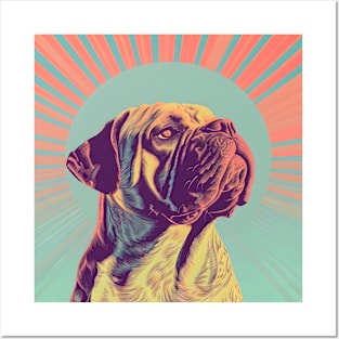 Bullmastiff in 70's Posters and Art